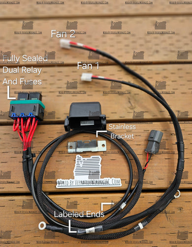 Honda/Acura Dual Fan Relay Harness
